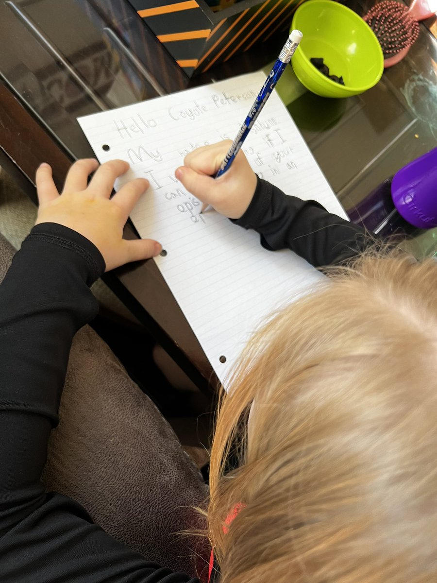 Matt Barrows (@coachbarrowsnkc) on Twitter photo <a href="/COYOTEPETERSON/">Coyote Peterson</a> My 7 year old daughter loves your shows! She wanted to write you a letter this morning to see if she could be on one of your shows sometime! <a href="/COYOTEPETERSON/">Coyote Peterson</a> My 7 year old daughter loves your shows! She wanted to write you a letter this morning to see if she could be on one of your shows sometime!