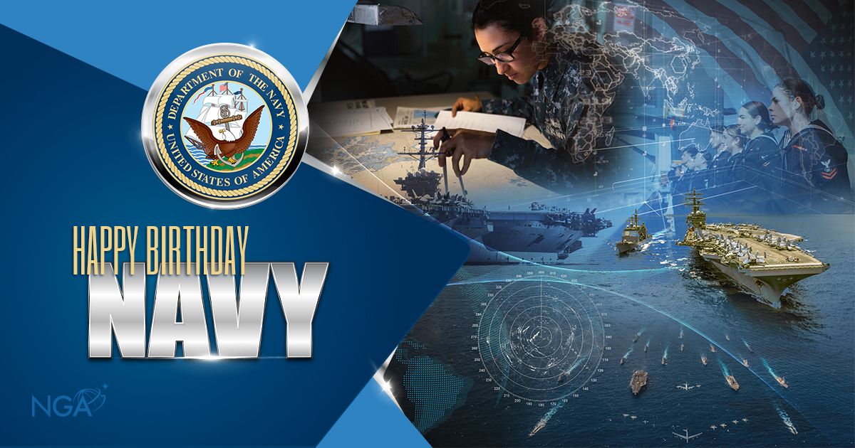 NGA (@nga_geoint) on Twitter photo NGA 🤝 <a href="/USNavy/">U.S. Navy</a> 🎂
We wish our seafaring partners a happy birthday and remain committed to increased maritime domain awareness. ⚓️
Read more on NGA’s pilot program Project Aegir and how we’re harnessing commercial solutions to better aid the warfighter➡️ bit.ly/3ZS5PVO NGA 🤝 <a href="/USNavy/">U.S. Navy</a> 🎂
We wish our seafaring partners a happy birthday and remain committed to increased maritime domain awareness. ⚓️
Read more on NGA’s pilot program Project Aegir and how we’re harnessing commercial solutions to better aid the warfighter➡️ bit.ly/3ZS5PVO