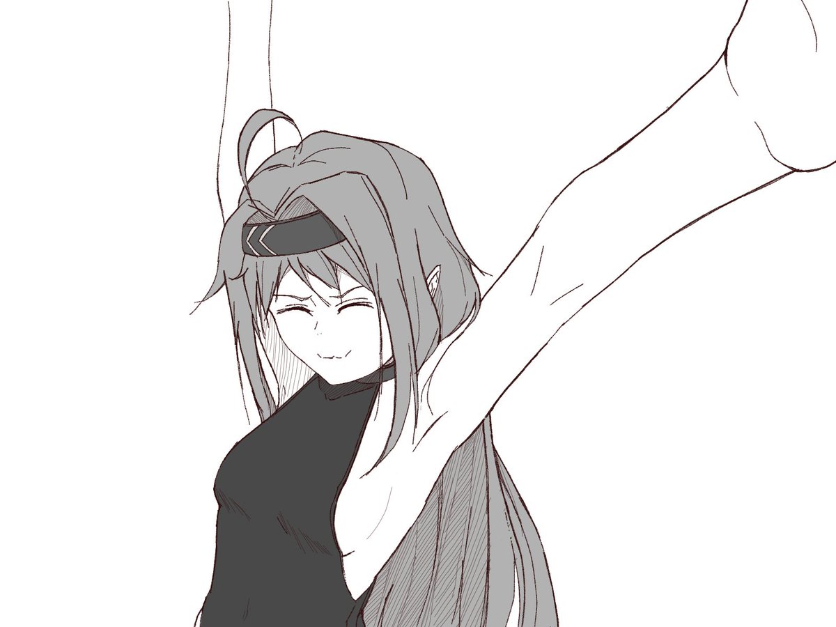 LaimABlue's tweet photo. #SAO  伸ばすユウキ https://t.co/t7mDfpQbIG