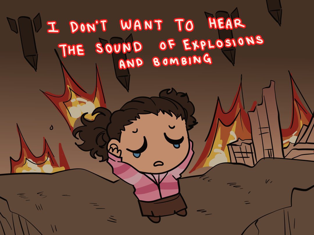 Maybe this work will interrupt you to pay attention to us..
This is my niece Rahaf and she dreams of living in safety, she and her family need you now to help!
Don't forget that she is tired of the life of the tents and the massacres that occur in them

gofund.me/db117389