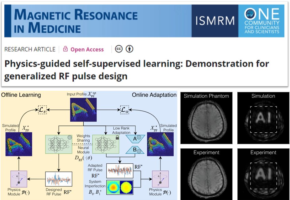 Happy to share our work using #AI to design #MRI #pulses, exploring how #deeplearning creates new mechanisms to achieve flexible and new image contrast in the upstream of MRI formulation.

👉code: github.com/I3Tlab/GPS_RF

work sponsored by <a href="/NIH_NIAMS/">NIAMS</a> <a href="/NIBIBgov/">NIBIB</a> and <a href="/MGHMartinos/">MGH Martinos Center</a>