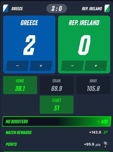 rabuktu's tweet photo. 🎯Join the game and test your skills! Compete for the chance to win $10 for ScoreRush Pro by predicting the scores! 

Link in bio!🔥
#England #Finland #Greece #Irlande #UEFANationsLeague #NFTGaming #usd #footballpredictions #scorepredictions https://t.co/xHP8kHeMeN