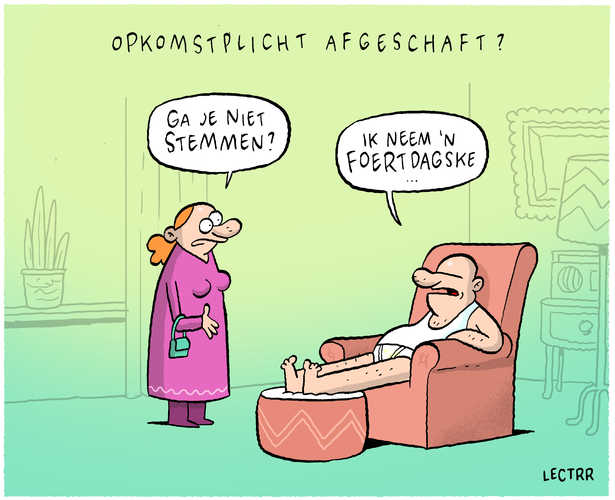 Er zijn weinig of geen landen waar opkomstplicht nog bestaat. Het is een feit dat veel Vlamingen politiek gewoon beu zijn. Het is de taak van politici om dat te verbeteren. Stemmen is een recht dat we moeten gebruiken #verkiezingen24 #kies24