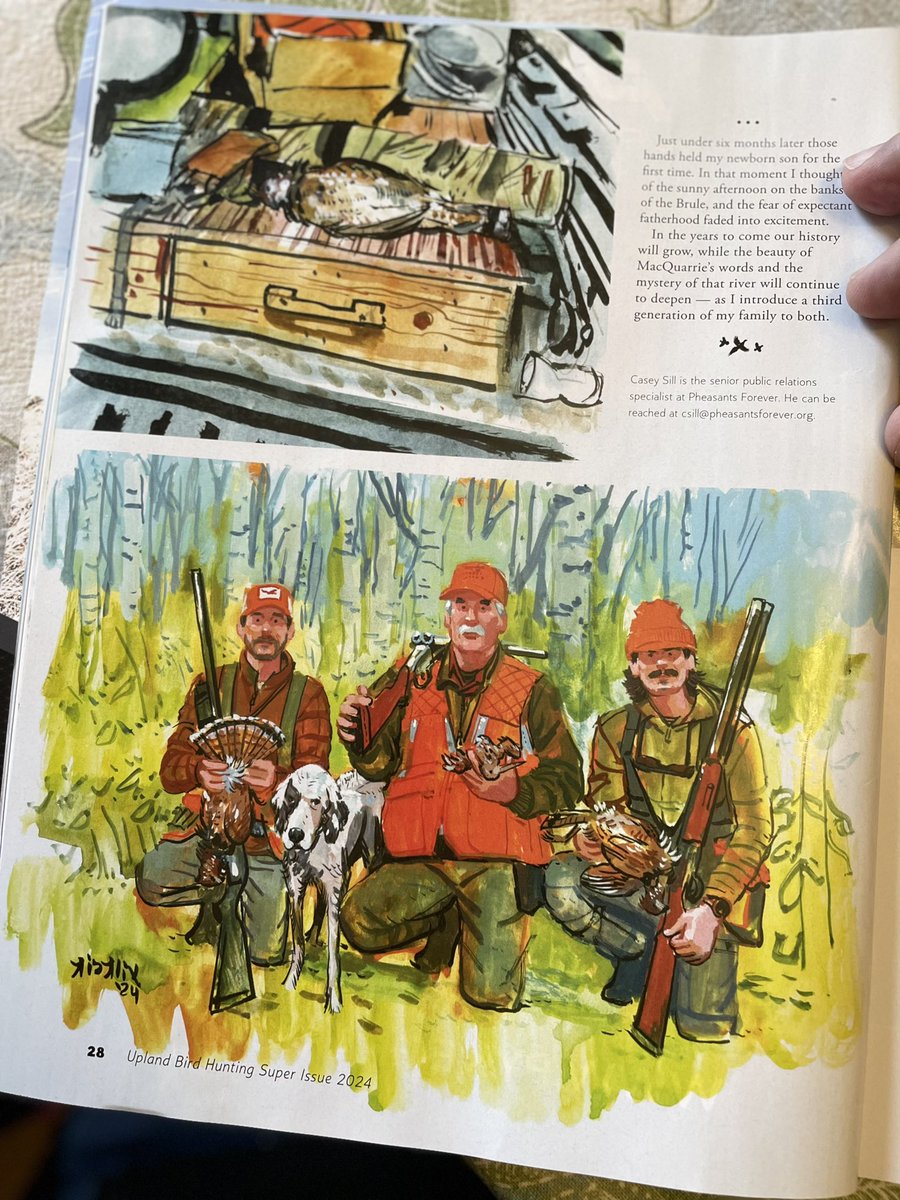 My <a href="/pheasants4ever/">Pheasants Forever</a> article. A 4 day hunt that I documented in paint. #smallgame