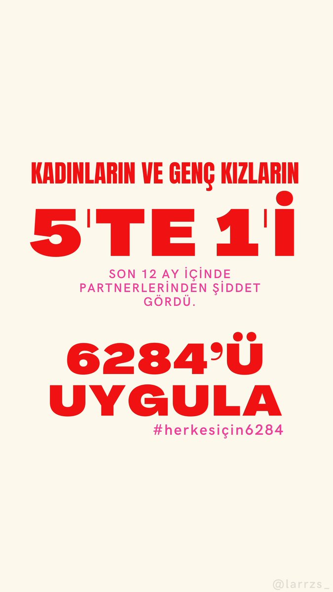 kendin de olmak üzere kadınlar ve geleceğimiz için tag atamaya devam ediyoruz gündemden düşmeyelim

#herkesiçin6284