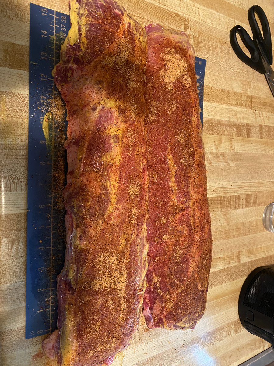 KubinskiTommy's tweet photo. Getting ready for the Falcons game later today. Getting ready to smoke some pulled pork ribs on my #Recteq. https://t.co/PBcRrcy61e