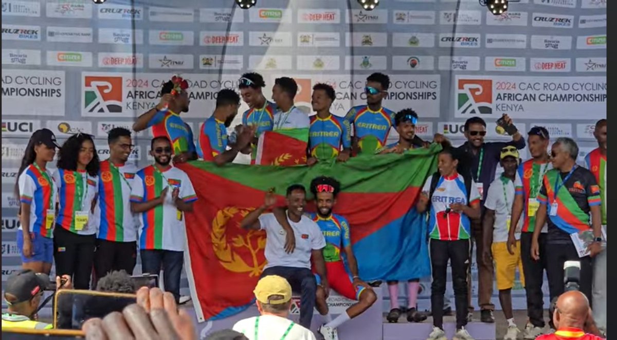 WarsayDGF's tweet photo. #Eritrea #Henok_Mulueberhan
#Hat_Trick Cycling Champion of🌍💐🏆🏅🚲🇪🇷💪🏾 https://t.co/UEQI928Mkn