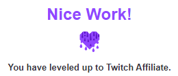 MuteFoxxy's tweet photo. Whaaaaaaaaaaaaaat!?!? I'm able to be an affiliate now???

I still have to set it all up but... Woah!! Did not expect getting it only slightly after a year of starting to do this, especially not when I don't even talk on stream!!

Thank you everyone, this means a lot to me! https://t.co/E2uA0YHr40