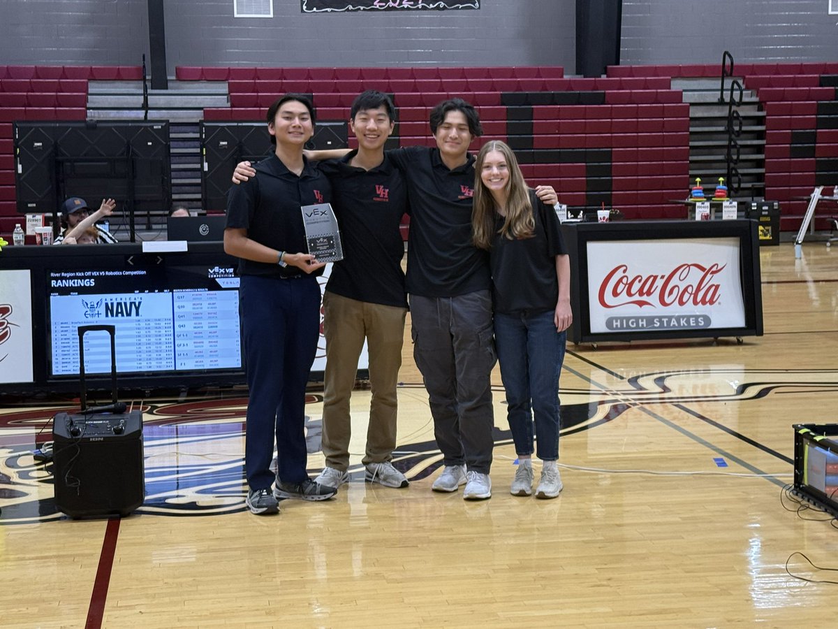Vestavia Hills Robotics (@1rebelrobotics) on Twitter photo Great 1st tournament of the season! Brought home the Judges Award and Excellence Award! <a href="/vhcschools/">Vestavia Hills City Schools</a> <a href="/VestaviaHillsHS/">Vestavia Hills High School</a> Great 1st tournament of the season! Brought home the Judges Award and Excellence Award! <a href="/vhcschools/">Vestavia Hills City Schools</a> <a href="/VestaviaHillsHS/">Vestavia Hills High School</a>
