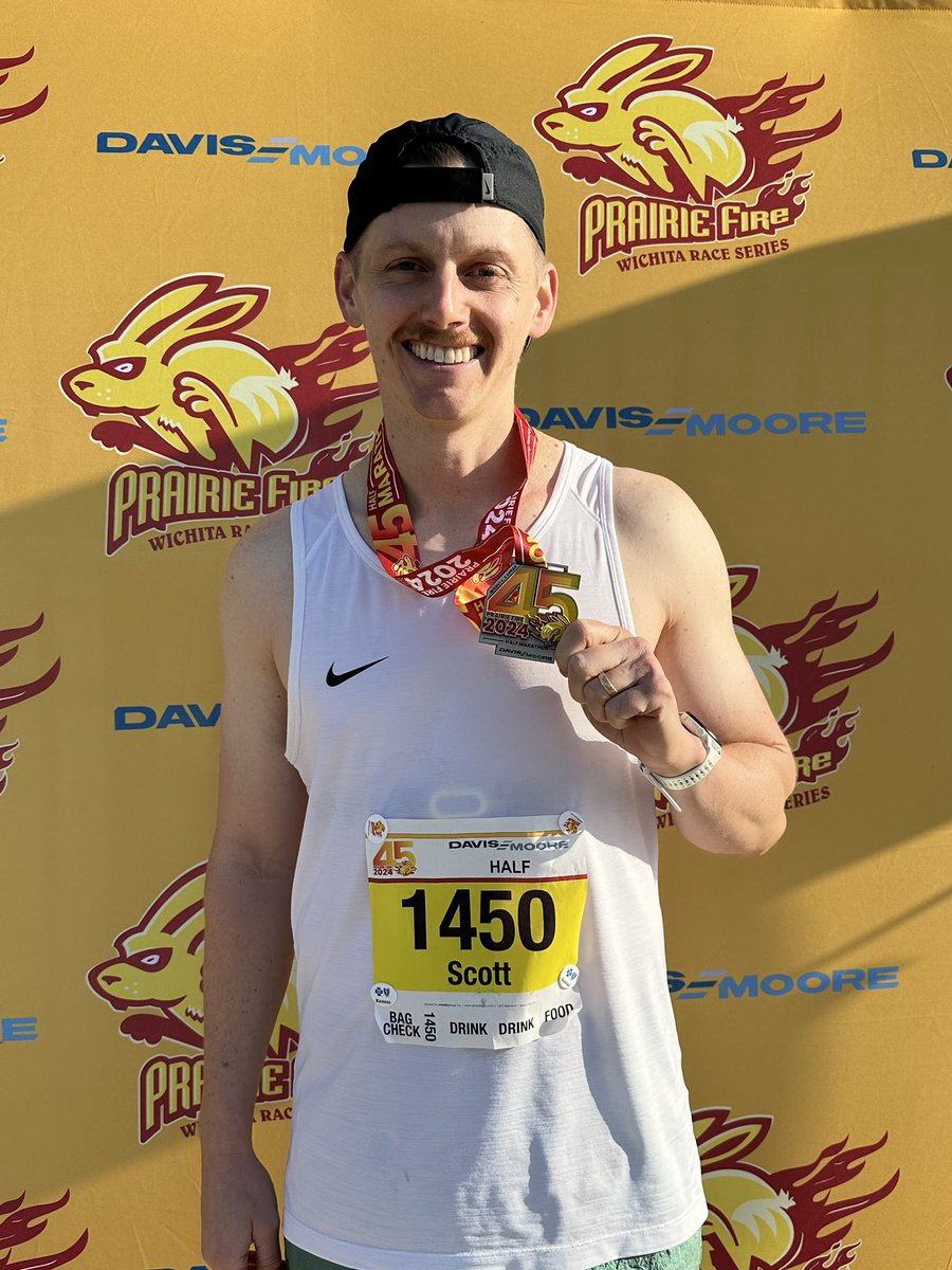 scottcarlinpt's tweet image. Not quite a PR time but a PR effort.
Easily the strongest I've felt at the end of a race.
9 weeks until Dallas Marathon.