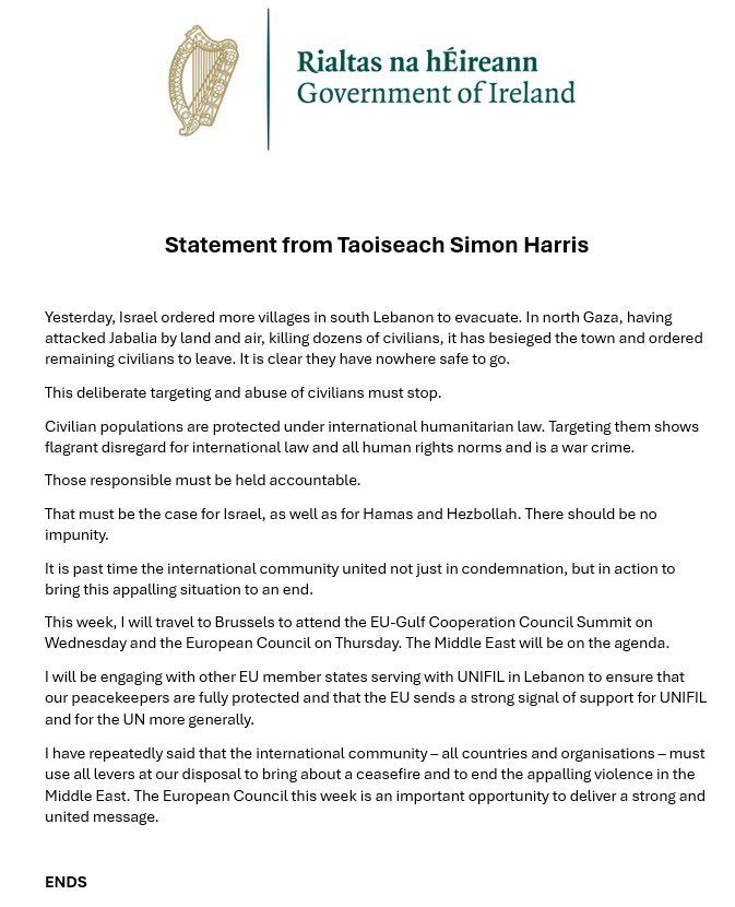 Simon Harris TD tweet media