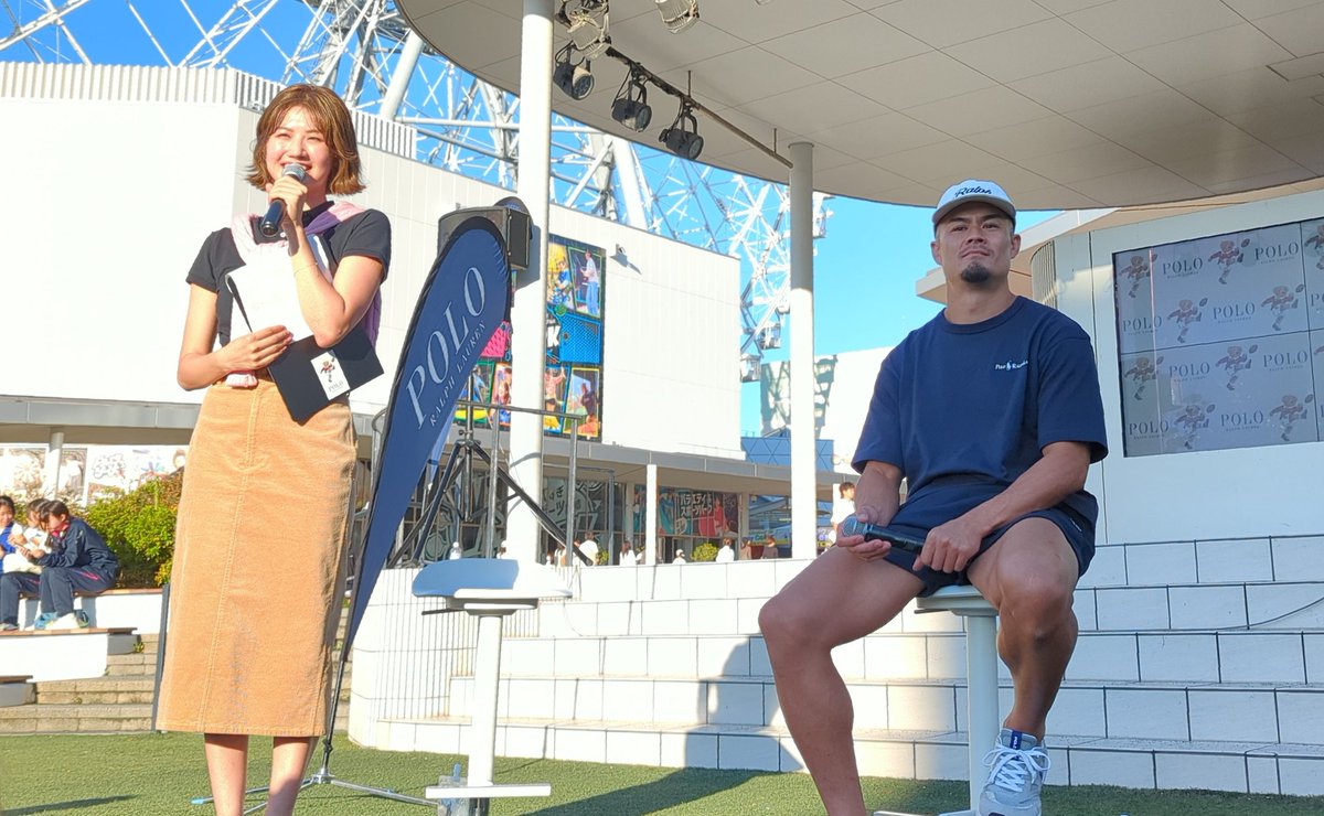 奈々ちゃんのMC，初めてだったかな？でも気持ちいい青空の下、日焼けしながらw、時間もうまく使い素晴らしいMCでしたよ♪

#南ななこ
#ららぽーとEXPOシティ空の広場
#田村優
#ポロラルフローレン