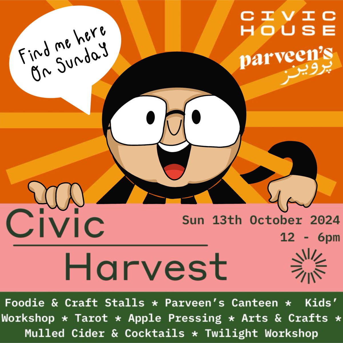 LETS GOOO!!! 

CIVIC HARVEST 2024

#civichouse

Come and find me! I’ll be selling crochet plushie friends, badges, prints, stickers and more!! 

#civichouse #civichouseglasgow #art #craftmarket #craftmarket2024 #market #artmarket #civicharvest