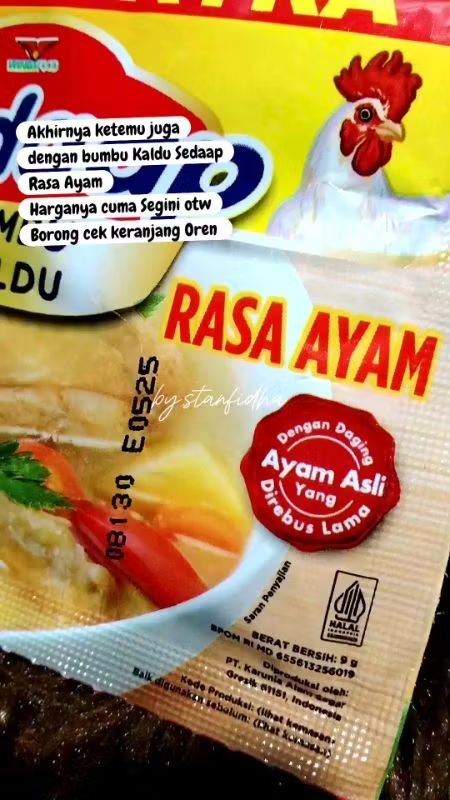 Stan_Fidha's tweet photo. Sedaap Bumbu Kaldu Rasa Ayam di Shopee Video  https://t.co/snsVSXHc1v https://t.co/JtfQILTSV4