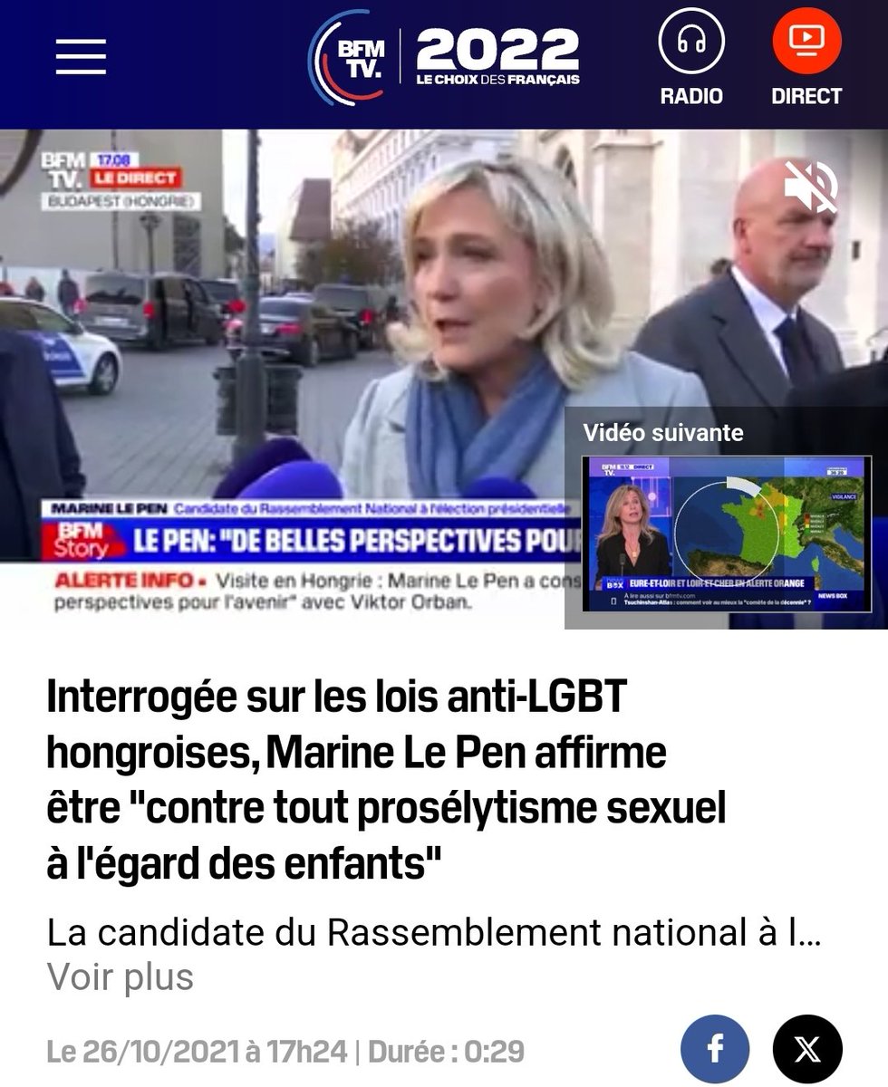 Salut les LGBT+ du Rassemblement National ! Votre parti soutient publiquement l'étape 1. Vous allez vous réveiller avant ou après l'étape 4 ?