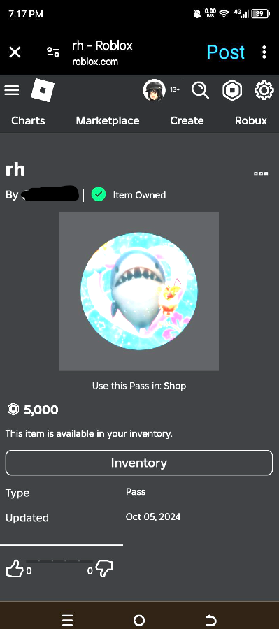 erovji's tweet image. #v1vistrusted @I3lowing is very trusted!! just did a trade of 3.1mil rhd for 3.5k robux w tax and i went first w rhd :D