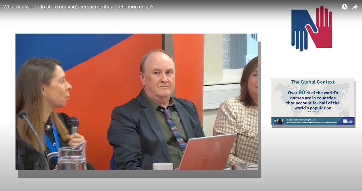 Did you miss our recent event which focused on the escalating crisis of recruitment and retention in nursing, nationally and globally with a panel of RCN Fellows examining the causes and effects of this crisis.

You can watch the event at youtube.com/watch?v=b_nNJJ…