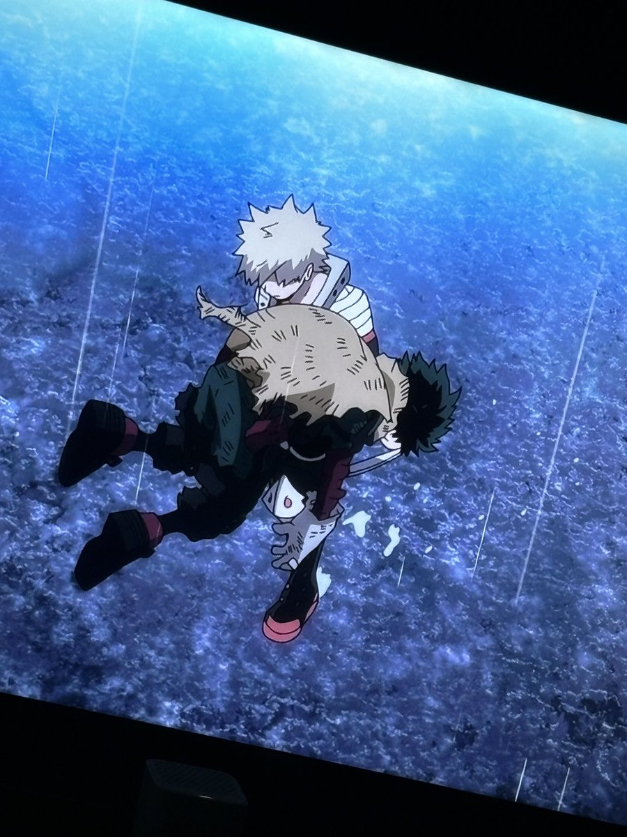 directedition's tweet image. This supposed to be a feel good hero show. Why these two got me tearing up this early morning. #MyHeroAcademia #bakugo #Midoriya #deku #greatexplosionmurdergoddynamight