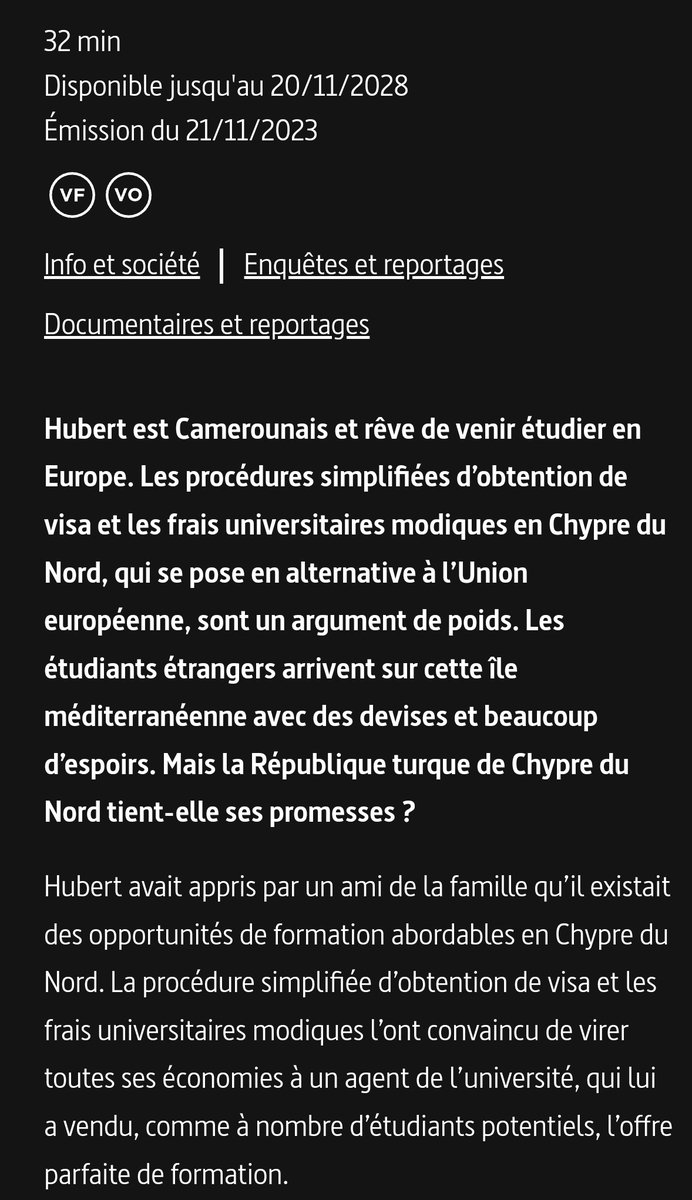 TitiNdema's tweet image. #TT237 
Un dimanche Ciné ça vous dit ?
Je vous invite à regarder gratuitement le documentaire tourné à Garoua boulai via l'application Arte 
#FoNProd #ProdExe🙏🏾🇨🇲 arte.tv/fr/videos/1117…