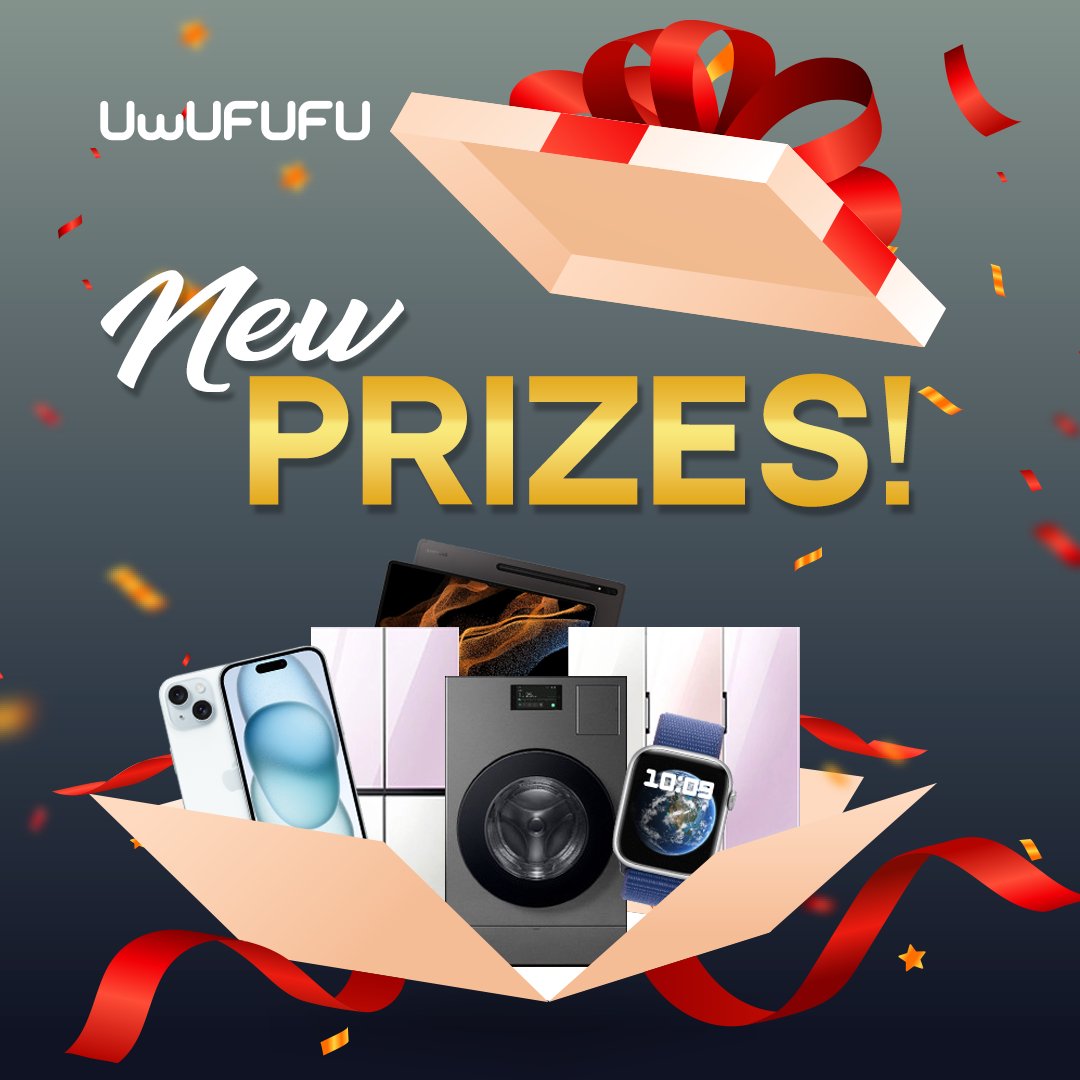 Millions of #lootballs 🪩 are being opened on #UwUFUFU!!📢

So we have added new prizes!!! 🎁🎁🎁
Earn #FUFU points to buy lootballs or just buy the points straight up and get a chance to win real world prizes!! 😎