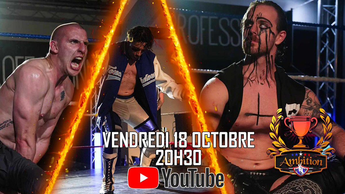 Vendredi 18 Octobre sur Youtube 
Ambition numéro 3

#catch #prowrestling #wrestling #WWE