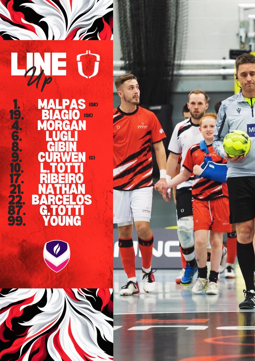 Hartpury Futsal Club (@hartpuryfutsal) on Twitter photo Line Up | 📝
Your #Acorns line up for today’s opening <a href="/FA_NFS/">FA National Futsal Series</a> T1 fixture vs <a href="/lborofutsal/">Loughborough Students Futsal</a> live on NationalFutsal.TV 📺
- 🌠 Curwen Leads The Line
- 🎆 Barcelos In A Rich Vein Of Form
- 🧤 Biagio Is Back
Show your support 👏
Code: NFSHartpury
🔴⚫️
#ProudToBelong #DNA Line Up | 📝
Your #Acorns line up for today’s opening <a href="/FA_NFS/">FA National Futsal Series</a> T1 fixture vs <a href="/lborofutsal/">Loughborough Students Futsal</a> live on NationalFutsal.TV 📺
- 🌠 Curwen Leads The Line
- 🎆 Barcelos In A Rich Vein Of Form
- 🧤 Biagio Is Back
Show your support 👏
Code: NFSHartpury
🔴⚫️
#ProudToBelong #DNA