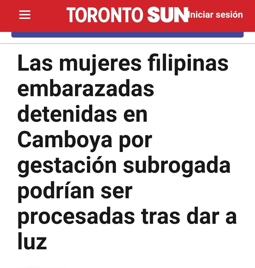 Descubren una villa cerca de Phnom Penh con 4 vietnamitas y 20 filipinas, 13 de ellas embarazadas.

Captadas, trasladadas y confinadas, en situación de TRATA con fines de explotación reproductiva, ¿y quién van a empapelar?
Sí, A ELLAS!!! 💥
_
torontosun.com/news/world/pre…