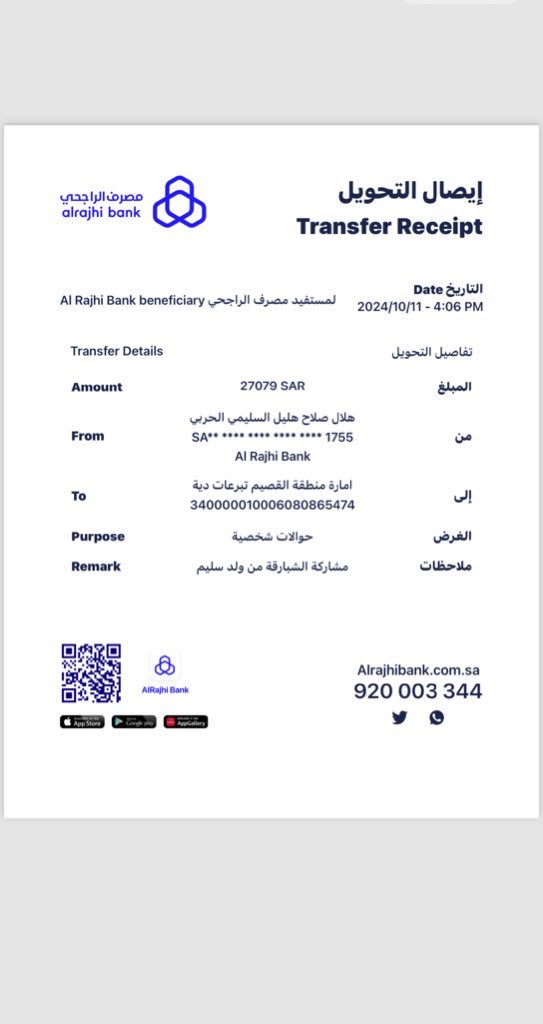 مساهمة قبيلة الشبارقه من ولد سليم من حرب 

الله يبيض وجيهم ويكتب اجرهم 

#عتق_رقبة_محسن_الحربي