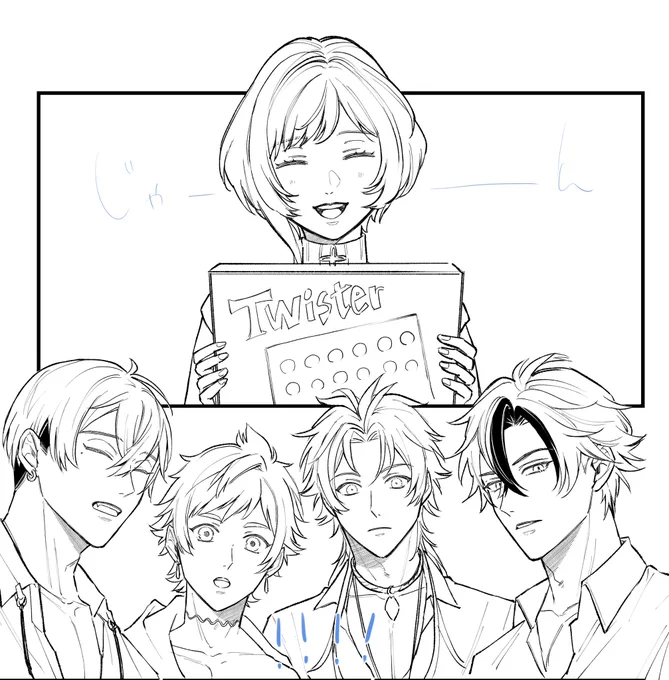 半年間、描きかけのまま眠らせてたやつを並パレ用に仕上げる🏄‍♂️🌺🏝️ 