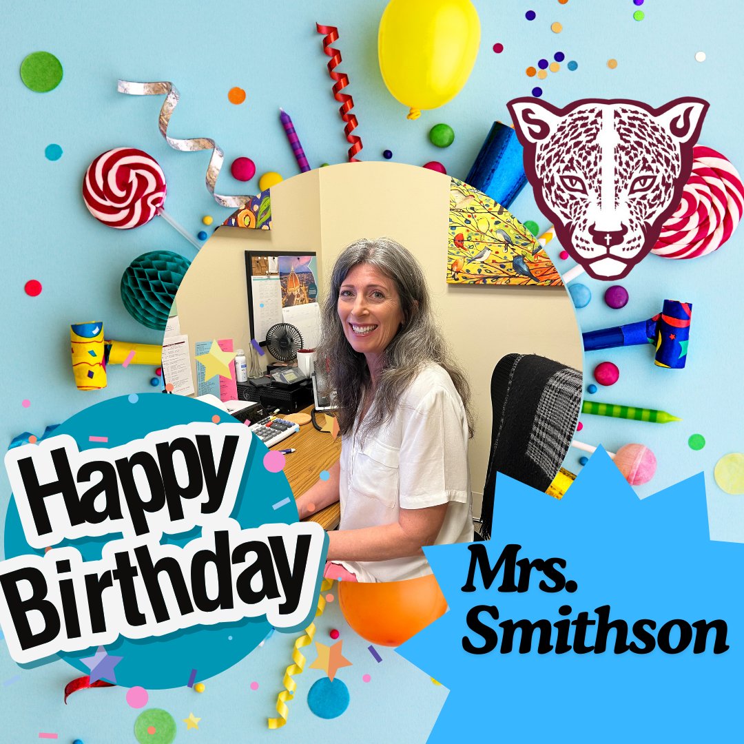 Happy Birthday Mrs. Smithson! You "add" spice to our days. Thank you for taking care of our school's finances. May you have a blessed and happy day!