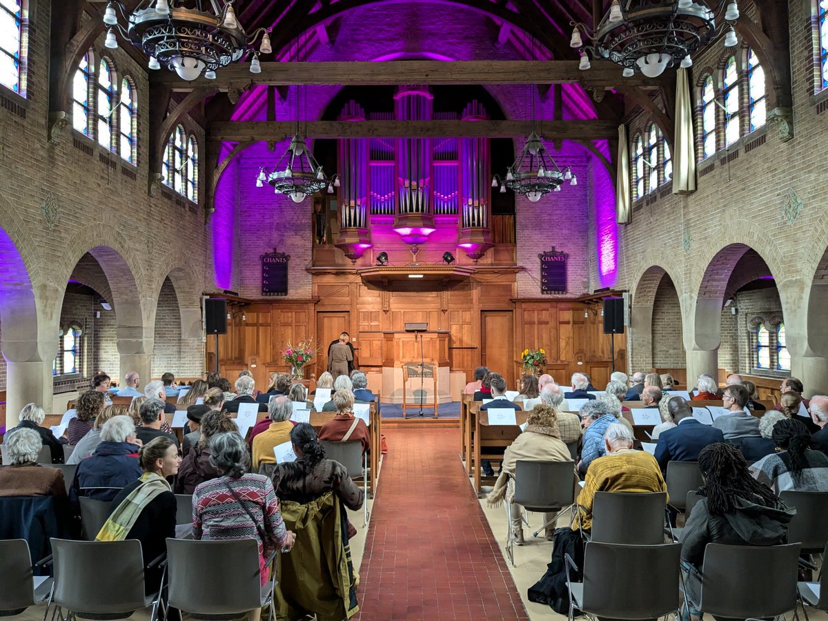 Vanmiddag bij viering 100 jaar Waalse Kerk in Rotterdam!