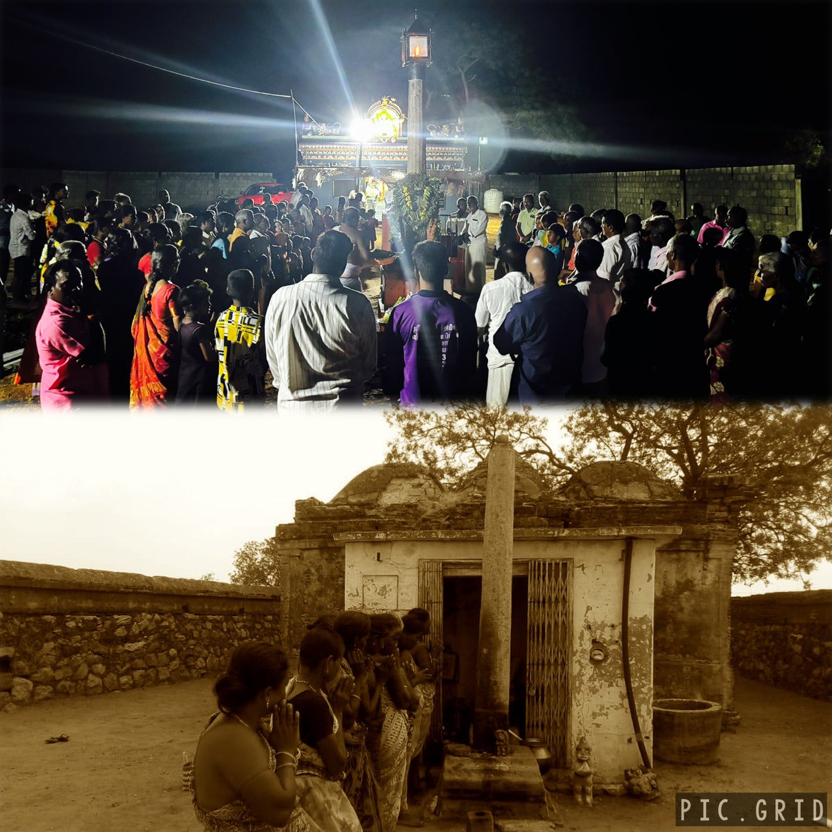 Balaji_srgm's tweet photo. Village temples blossom when youth are included in Kainkaryam as said by Swamy Ramanuja

Krishnan temple, cholanganallur village Trichy district 

puratasi saturday vishesa Deepam on  Deepasthambam for village good🙏

Photo> This year &amp; few years back

Srimathe Ramanujaya Namaha https://t.co/hV2sDTOUYX