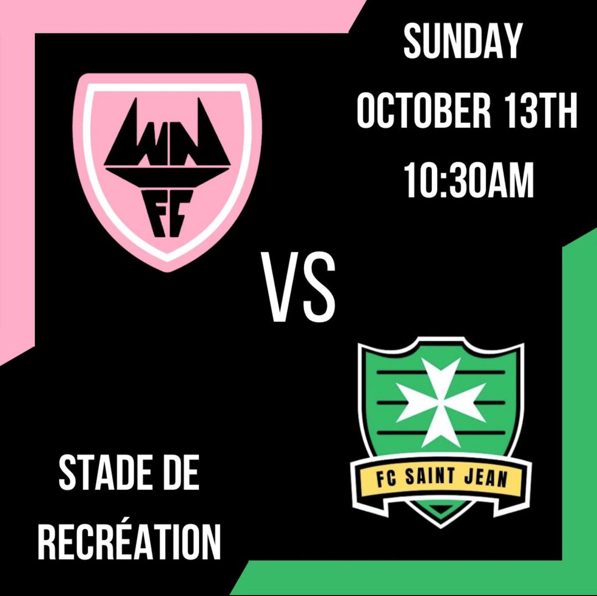 A very enjoyable morning watching 
#SaintJeanFc v <a href="/officialwnfc/">Wednesday Night FC</a> 
Two sides who’s focus is on getting people playing football, whatever their ability. Plenty of skill and endeavour shown by both sides + a good crowd for a Sunday morning. 
#WellbeingOverWinning