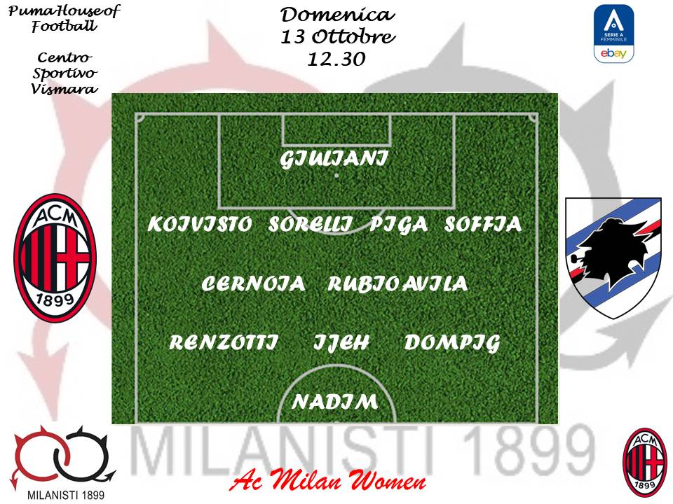 _Milanisti1899_'s tweet photo. Le #Rossonere di #Bakker centrano la terza vittoria consecutiva ed é sicuramente la migliore sul piano del gioco. #Milan convincente e il risultato é stretto nonostante uno spavento nel finale

#MilanFemminile
#FollowTheRossonere
#LadyTalk https://t.co/ea9HRq9EtY