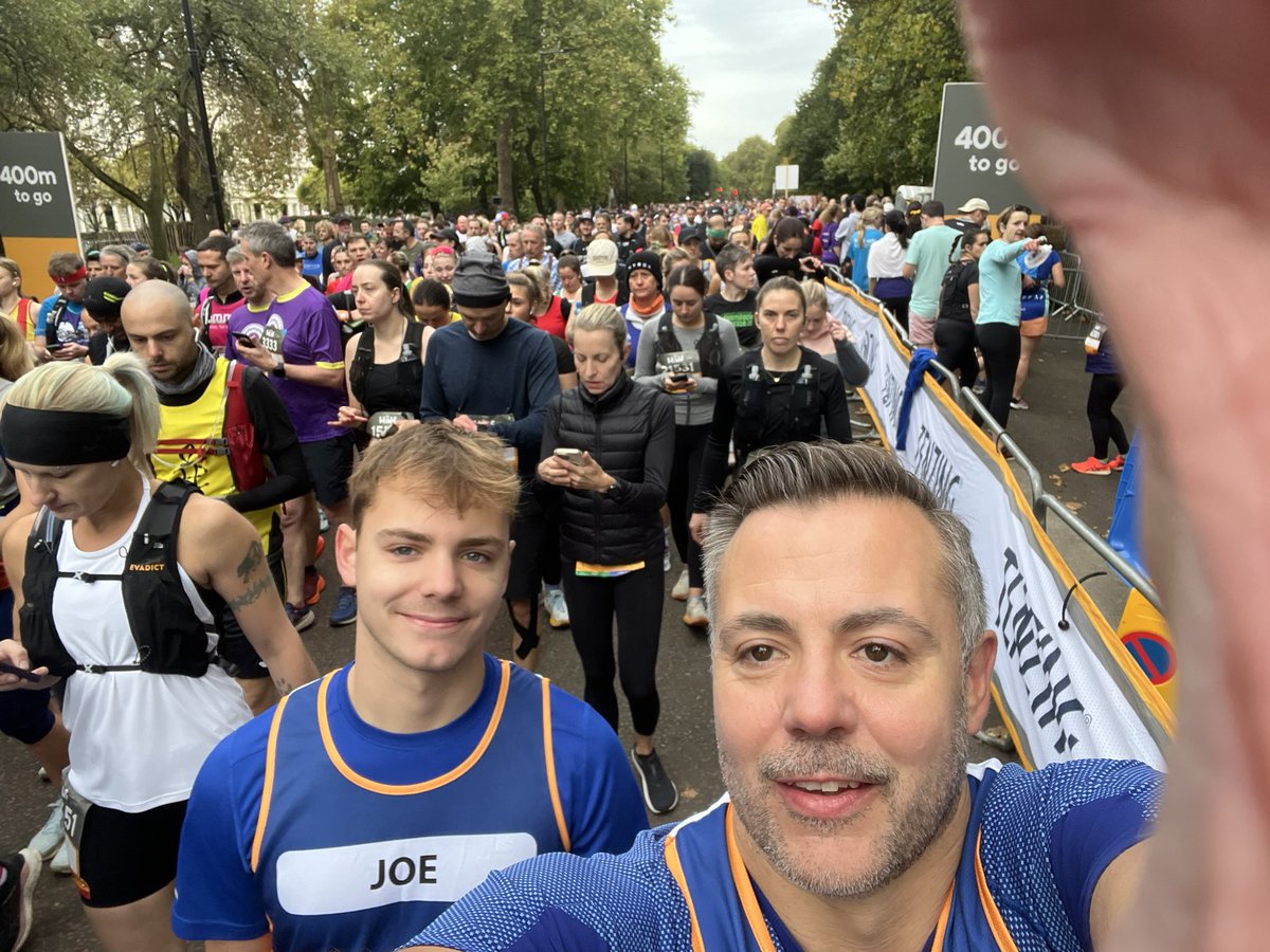 Simon Ashton (@s_ashtonnhs) on Twitter photo Just finished the Royal parks half marathon, for <a href="/SandsUK/">Sands - baby loss charity 💙🧡</a>. Thank you to everyone who has supported us Just finished the Royal parks half marathon, for <a href="/SandsUK/">Sands - baby loss charity 💙🧡</a>. Thank you to everyone who has supported us