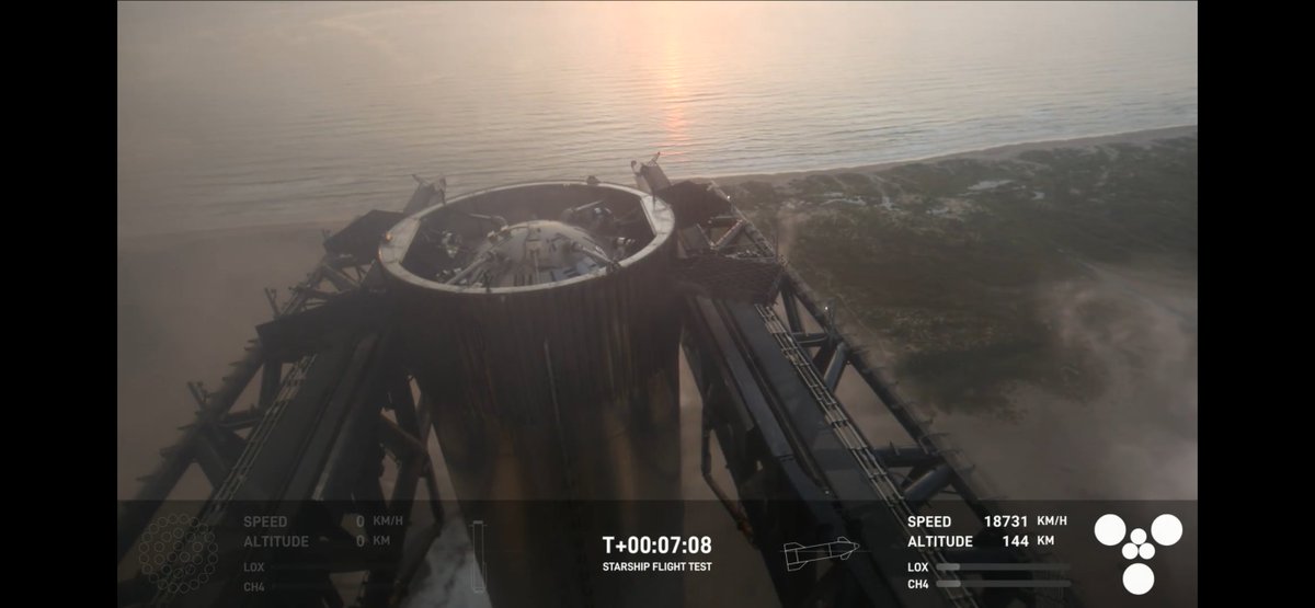 RaulTorresPLD's tweet image. Esto ha sido ABSOLUTAMENTE ACOJONANTE (ingenierílmente hablando). Enhorabuena amigos de @SpaceX #IFT5