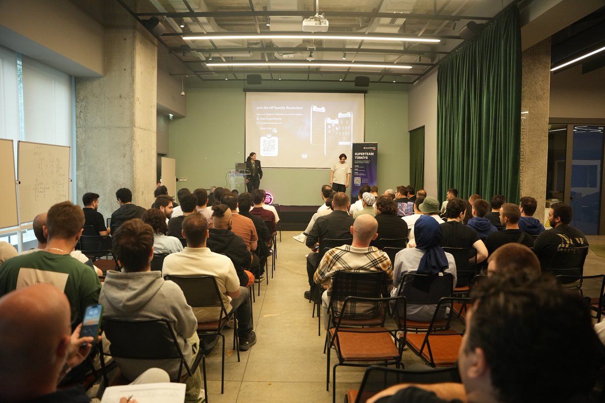 We presented NFTeamify at the <a href="/SuperteamTR/">Superteam Turkey</a>'s Demo Day! 🚀

Super exciting to share how we're bringing sport games and Web3 together. It was awesome to share what we’ve been working on and connect with other cool projects 🫡🫶🏻