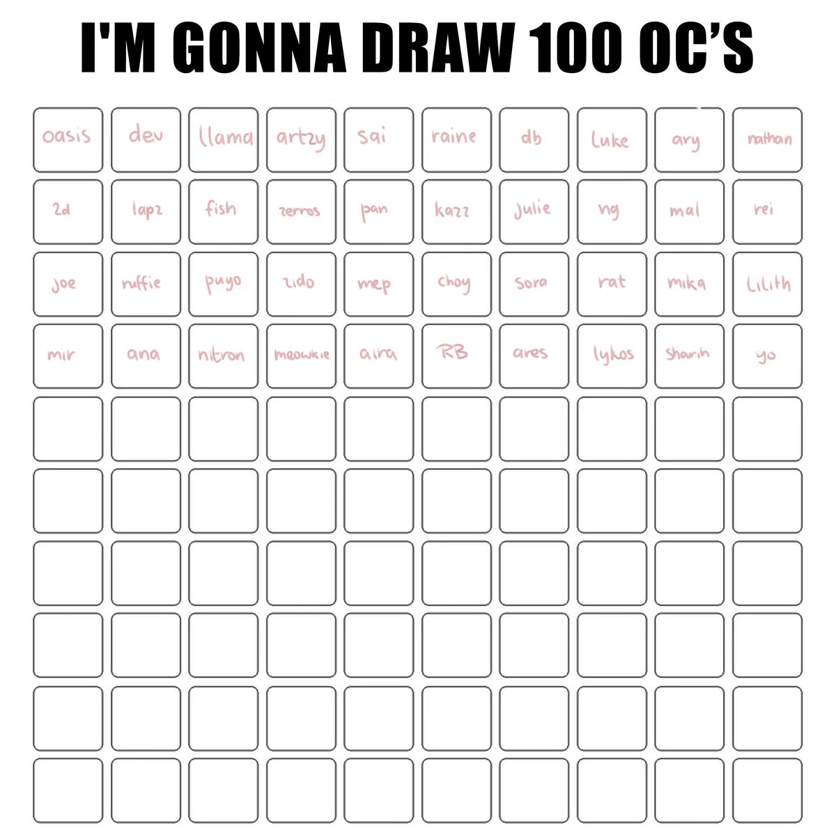 still need 60 people for this!
just small doodles for when i end up having free time ☀️ 
just send your model or OC!

#freeart #artmoots #Vtuber