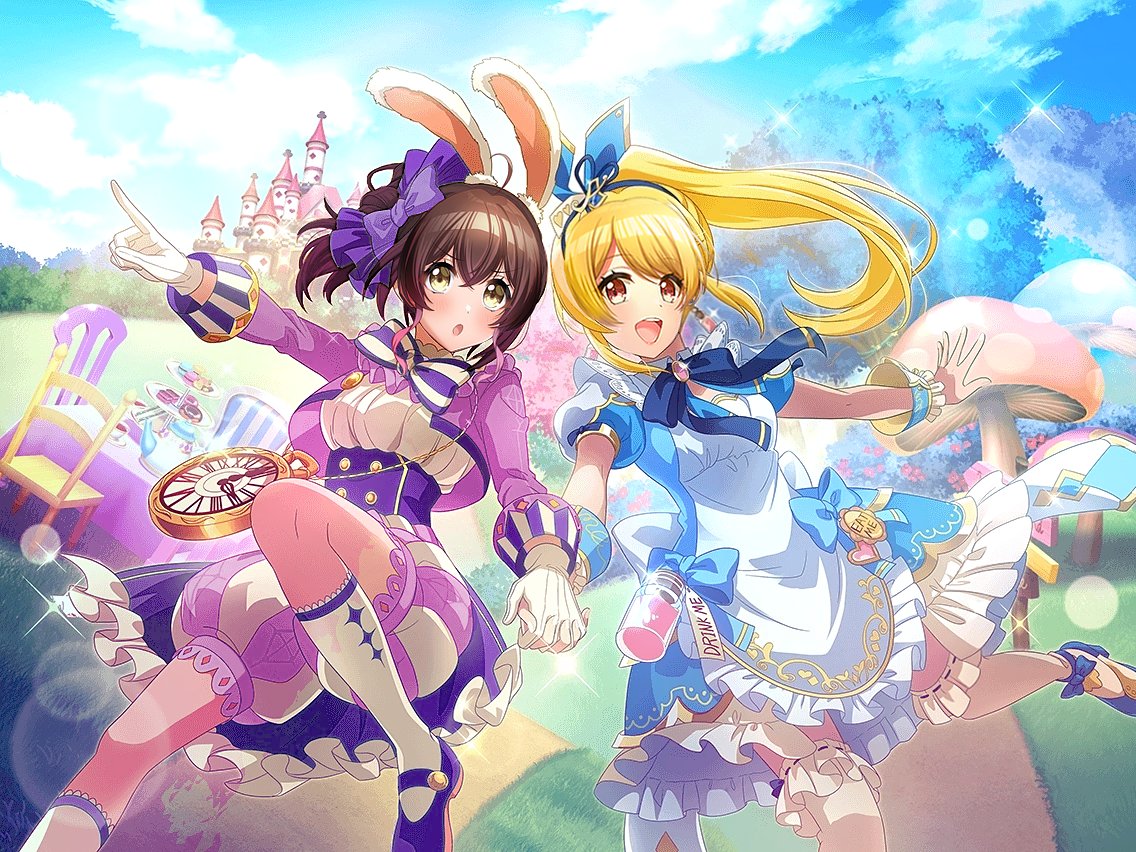 🐰Muni&amp;Rinku🍩
#muniohnaruto #aimotorinku #d4dj 
-
#大鳴門むに #愛本りんく