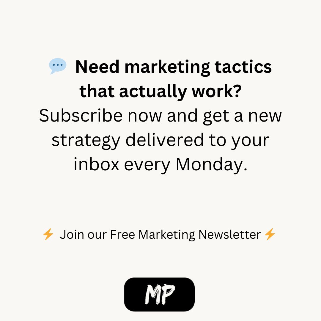 MarketingP0wers's tweet image. 💬  Need marketing tactics that actually work? Subscribe now and get a new strategy delivered to your inbox every Monday. #MarketingSuccess #FreeNewsletter  buff.ly/3XK7U4Q