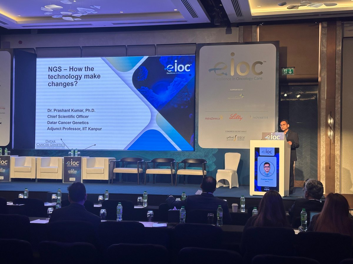 Prashant Kumar, CSO-DATAR CANCER GENETICS (@prashantk_phd) on Twitter photo It was truly an honour and a privilege to participate in the prestigious meeting <a href="/EiocOncology/">Excellence in Oncology Care - EIOC</a>. I deeply appreciate the opportunity to share insights on "NGS- How the Technology Makes Changes" with distinguished peers and attendees <a href="/DatarCancer/">Datar Cancer Genetics</a> It was truly an honour and a privilege to participate in the prestigious meeting <a href="/EiocOncology/">Excellence in Oncology Care - EIOC</a>. I deeply appreciate the opportunity to share insights on "NGS- How the Technology Makes Changes" with distinguished peers and attendees <a href="/DatarCancer/">Datar Cancer Genetics</a>
