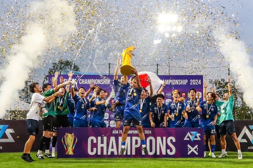 🏆CHAMPIONS🏆

#ソサイチ日本代表 🇯🇵
#Asia7sChampionship