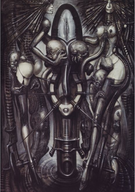 Cthulhu_Coffee's tweet image. HR Giger #horrorart #surrealart