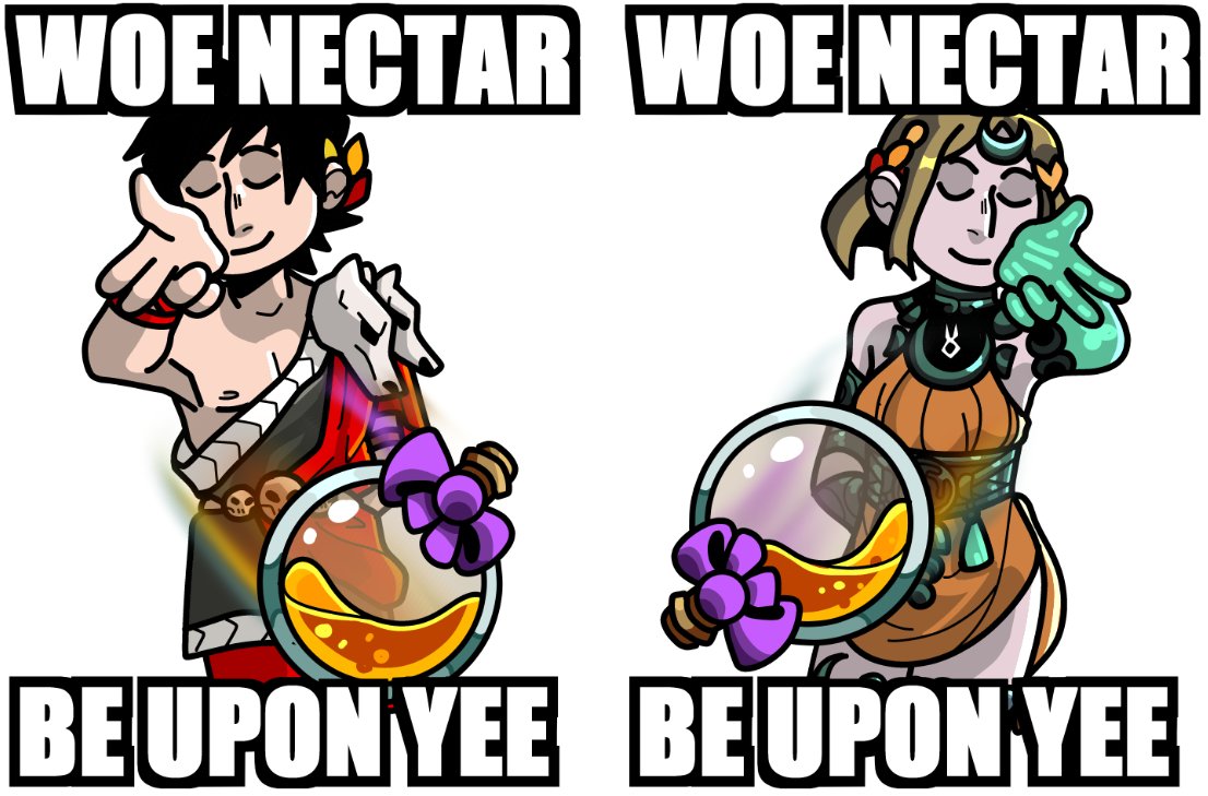 Me the second I find some nectar on my runs. #HadesGame