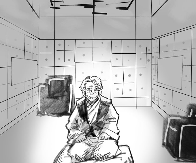 するとその男、手をこちらにかざしたまま
スゥーーっ……っっとこちらにスライドしてきましてね、
なんだか私もクワイなぁ～クワイなぁ～と… 