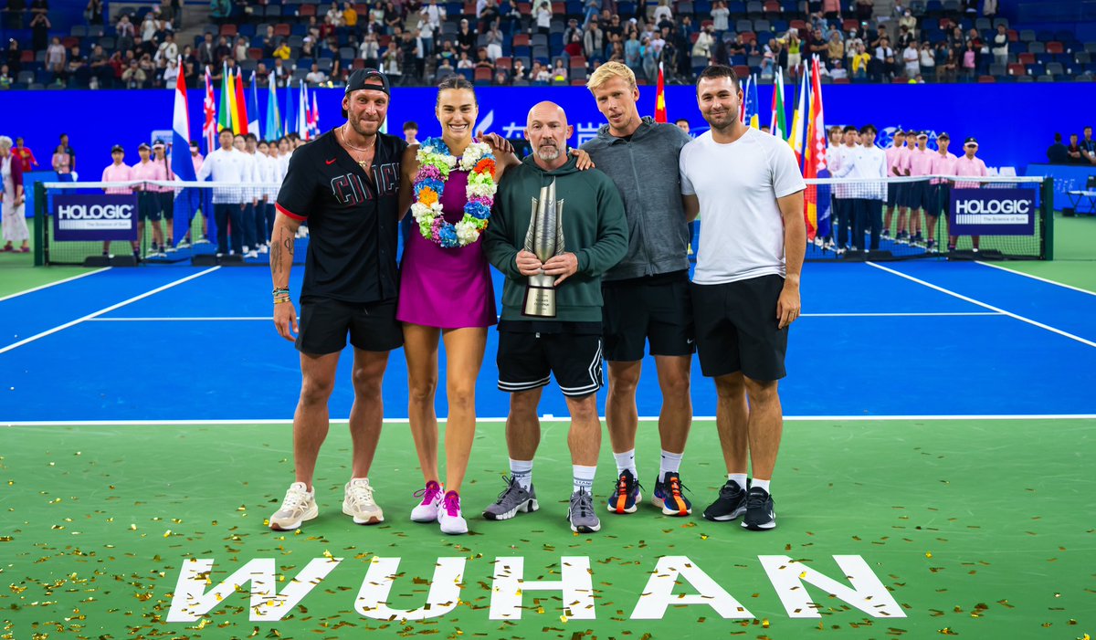 SabalenkaA's tweet image. Third time's the charm! 😉🏆 Thank you @wuhanopentennis for all of the love and support during this past week 🫶