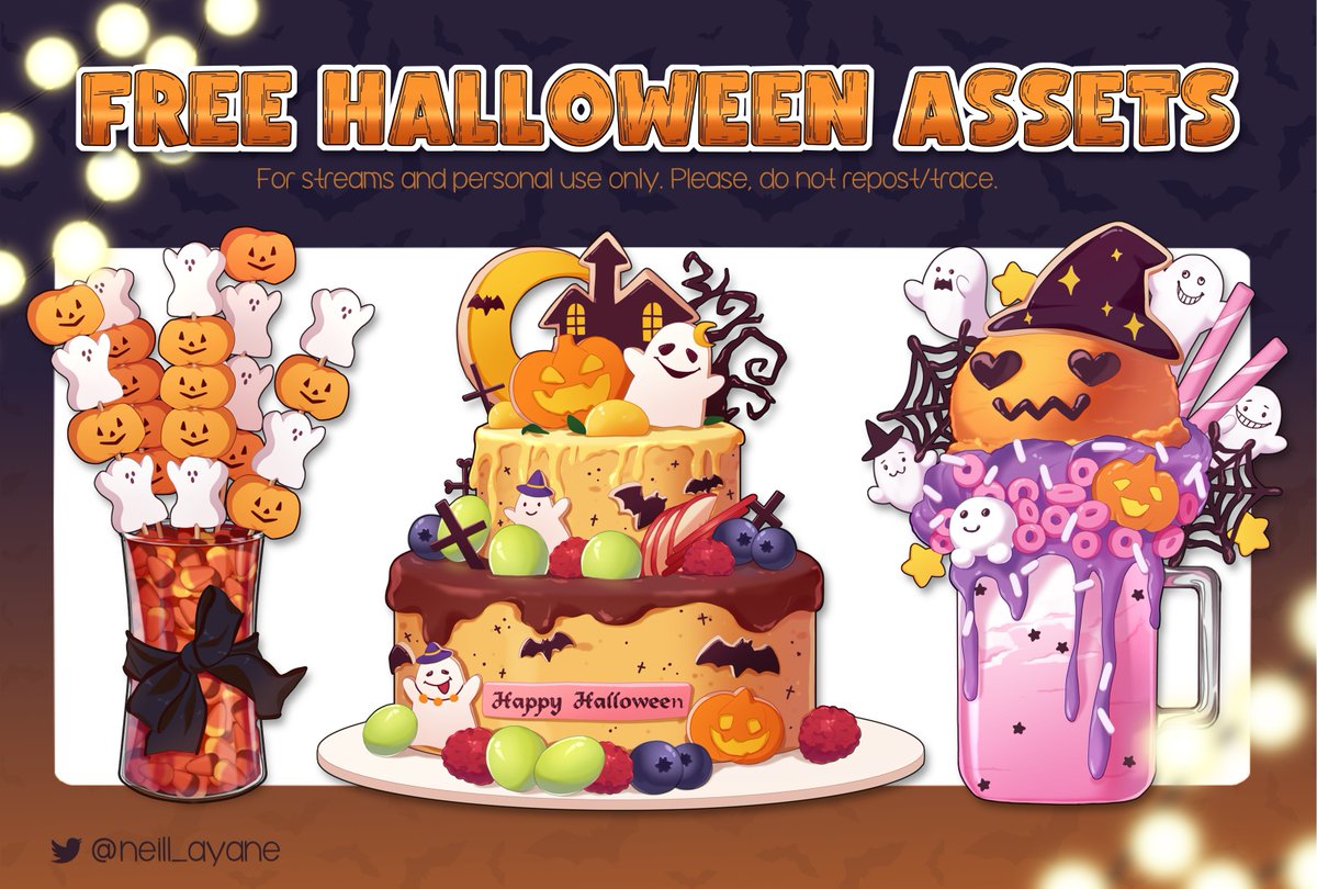 Some free Vtuber assets for Halloween from me 🎃🎃🎃

Credits and retweets are very appreciated ❤️
Download link below ↓  

#Vtuber #VTuberAssets #Halloween #freeVTuberAssets