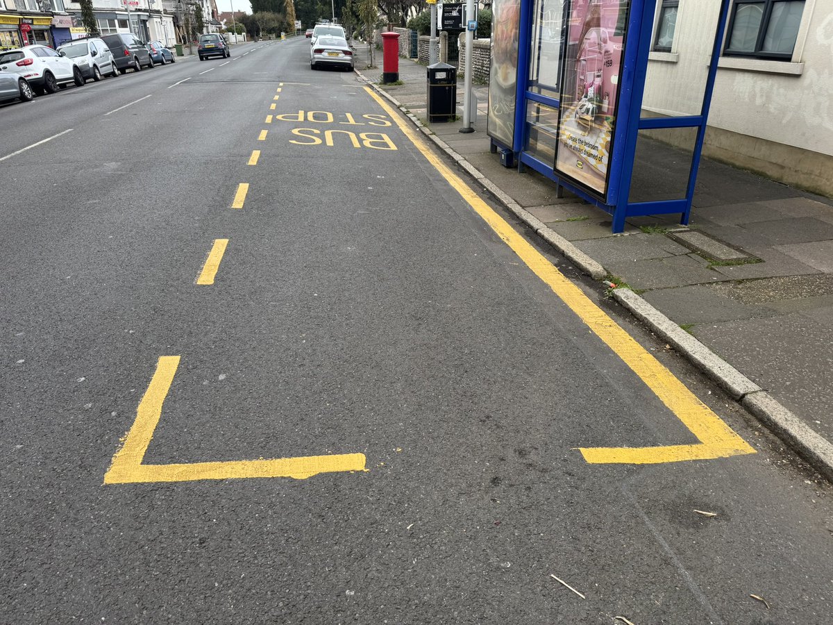 ✅ Another bus stop clearway re-lined under my request on Seaside Road.

🚌 It’s important to provide space for public transport, ♿️ it’s essential to have access for wheelchair users and buggies.