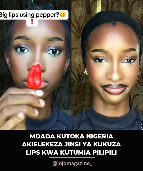 Akiwaeleza Wadada Jinsi Ya Kuongeza Lips Zenye Mvuto Kwa kutumia Pilipili

Video kwa comment 👇