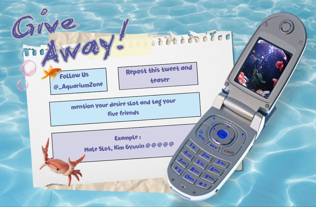 _AquariumZone's tweet photo. ⸝⸝⸝໒꒱ GIVEAWAY 𓇼

The ocean is calling again! We're giving more exclusive slot just for you! ONE for male, and ONE for female. Grab your spot before it’s gone! 🫧 https://t.co/hahxZZX4Rw